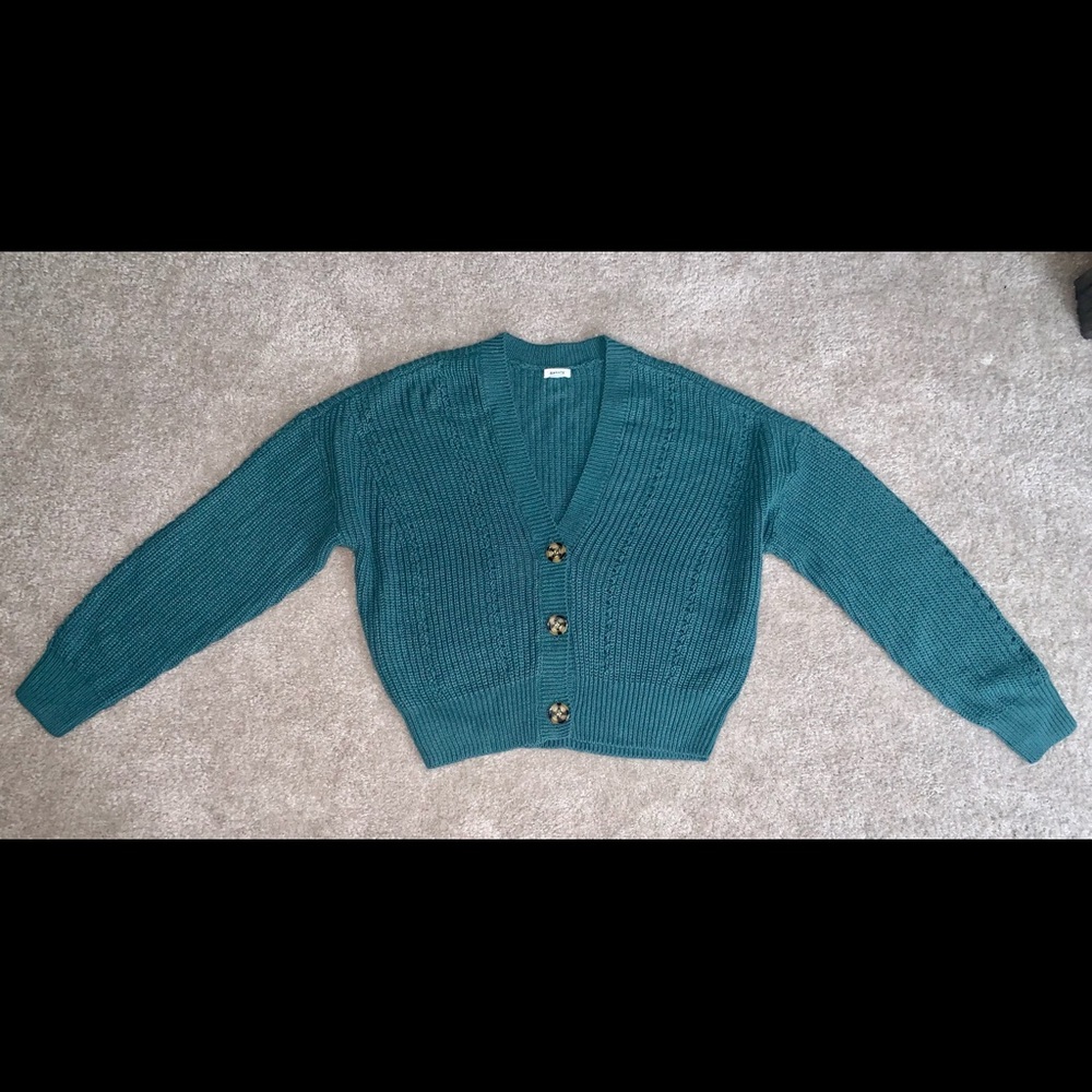 Green Knit Sweater